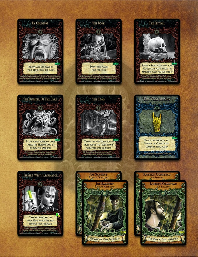 Cthulhu The great old one card game 